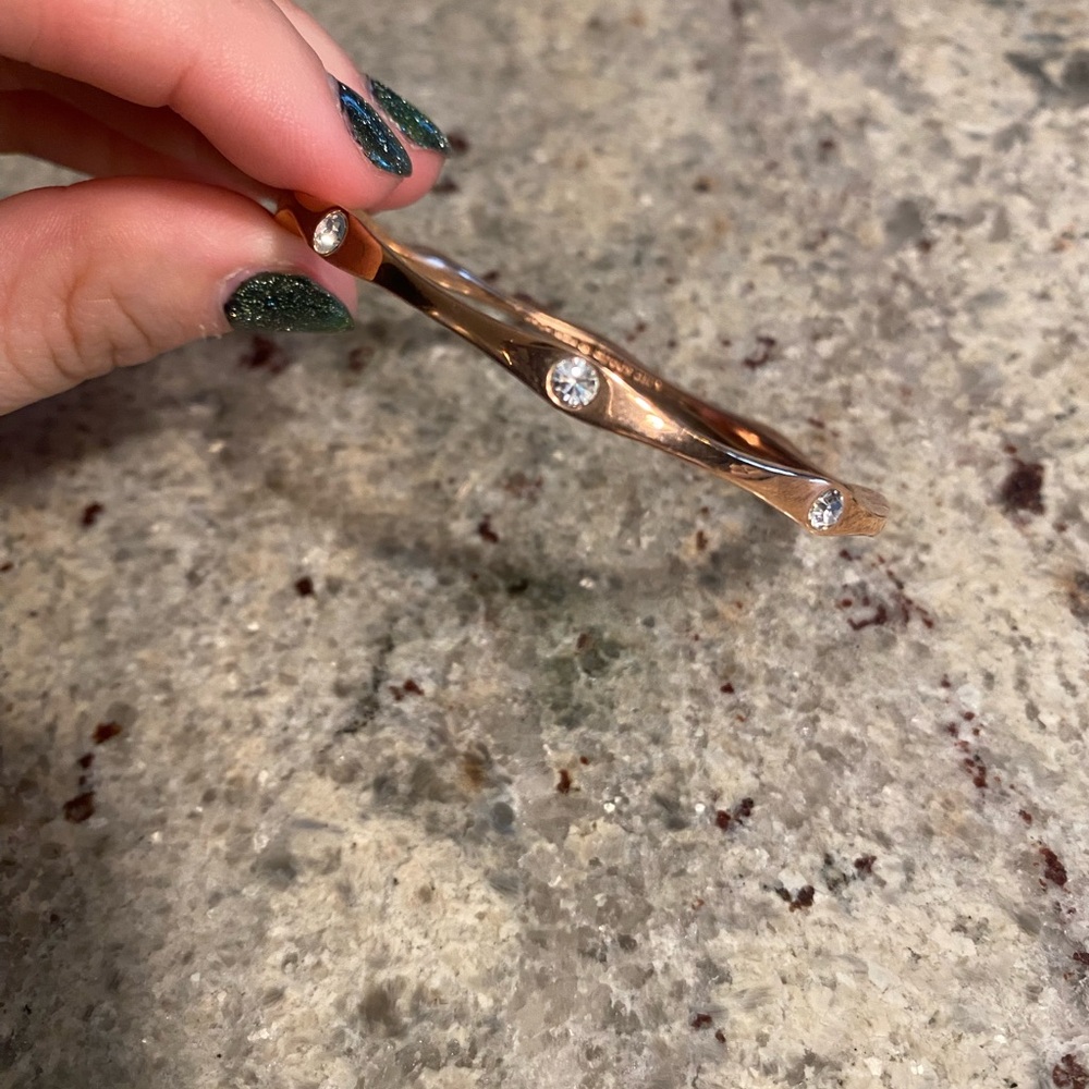 Kate Spade Heavy Metals Wave Bangle Bracelet - Picture 7 of 10